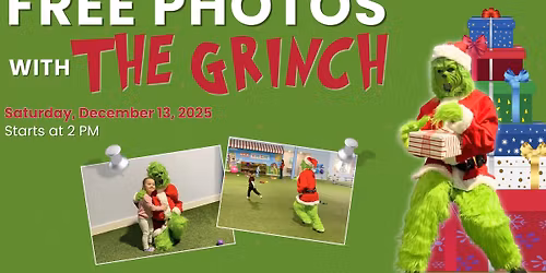 FREE Photos with the Grinch at Milestones Park!