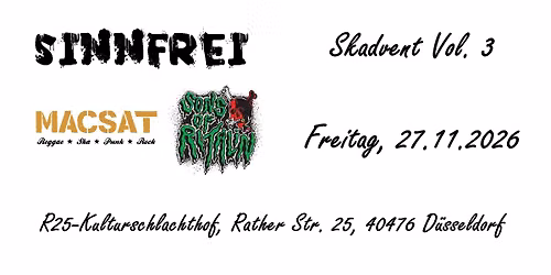 Skadvent Vol. 3 \/\/ Sinnfrei, MACSAT, Sons of Ritalin