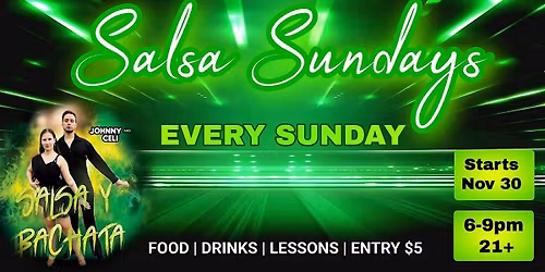 Salsa & Bachata Sunday in Walnut Creek