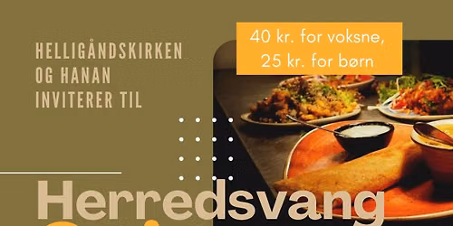 Herredvang spiser sammen