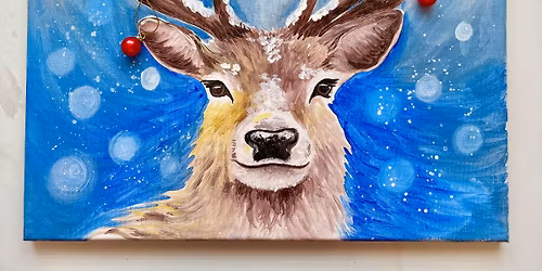 POULTON - Christmas Paint, Sip and Tapas Party! Only \u00a332pp Beginner Friendly!