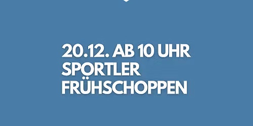 Sportlerfr\u00fchschoppen