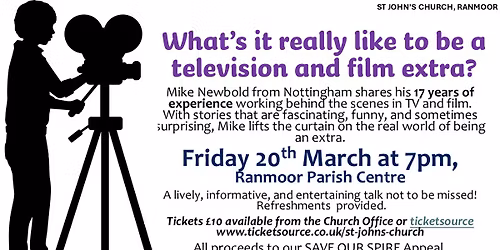 Whats it like to be a television and Film Extra? Social Event