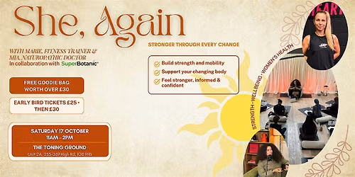 She, Again: Strength & Women\u2019s Wellness Workshop
