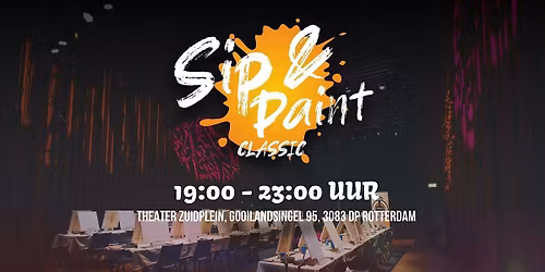 Kopie van Kopie van Sip & Paint Classic - Rotterdam