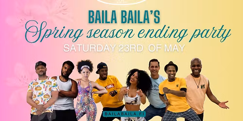 Spring season ending party Saturday 23rd of May!