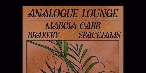 Analogue Lounge w\/ Marcia Carr