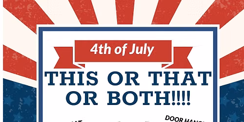4th of July Door Mat or Door Hanger or Both!!!