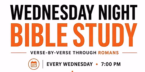 Wednesday Night Bible Study