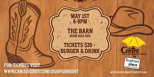 2026 Sophie's Place Pub Night