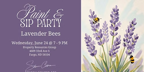 Lavender Bees 6\/24\/2026 @ PRG