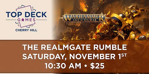 The Realmgate Rumble - Age of Sigmar Tournament
