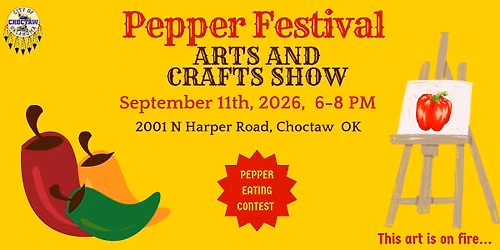 The Pepper Festival Arts and Crafts Show (at Friday Nights in the Park)