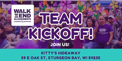 Walk to End Alzheimer's Team Kickoff 2026