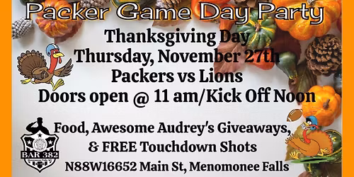 Packers vs Lions Thanksgiving Day