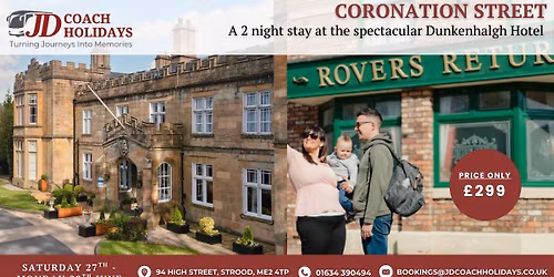 Coronation Street, inc Coach Travel