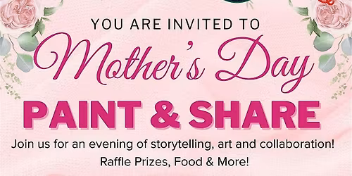 QCH Family Literacy Night- Mother's Day Paint and Share