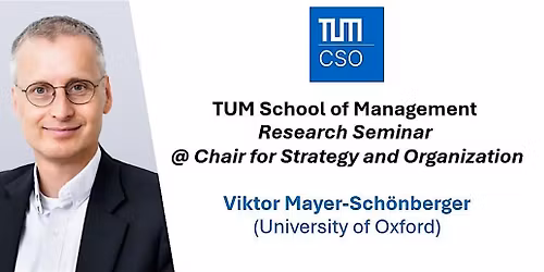 Prof. Viktor Mayer-Sch\u00f6nberger (Oxford) @TUM: AI Power and Human Dreaming