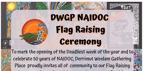 DWGP NAIDOC Flag Raising Morning Tea 