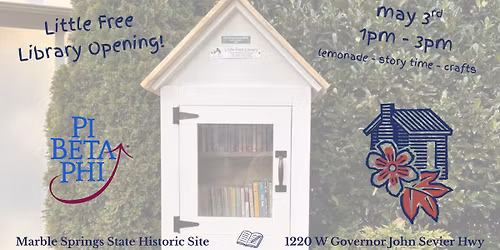 Little Free Library Opening