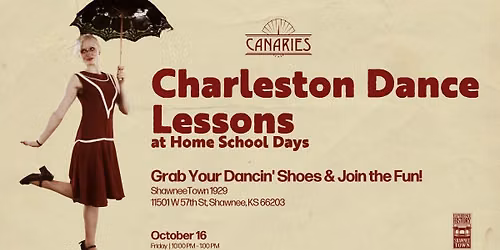 Charleston Dance Lessons at Homeschool Day!