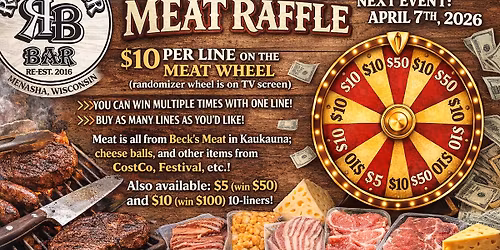 Redliner Meat Raffle: April 7th