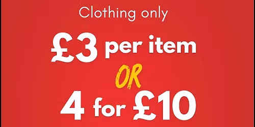 Clothing Clearance Event
