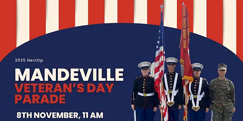 2025 Mandeville Veteran's Day Parade & Jambalaya!
