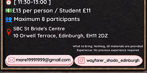 Japanese Calligraphy Social Club ST BRIDE'S CENTER