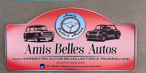 Exposition v\u00e9hicules de collection \u00e0 Toussieu