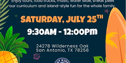 Ivy Kids Back-to-School Luau