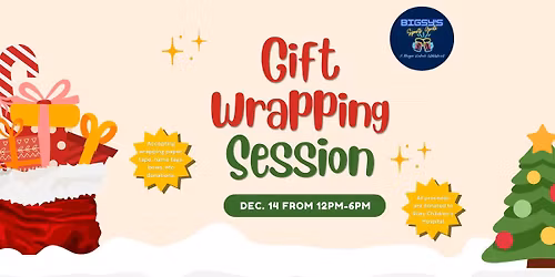 Gift Wrapping Fundraiser - Presented by Bigsy's Sports Grill
