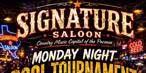 Signature Saloon Weekly Pool Tournament 