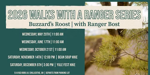 2026 WALK WITH A RANGER SERIES