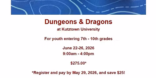 D&D Summer Camp @ Kutztown University