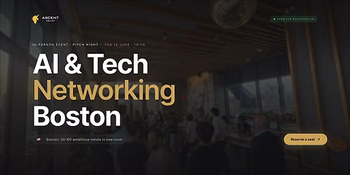 Tech Networking Event in Boston by Ascent Valley