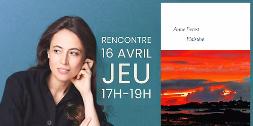 Rencontre-D\u00e9dicace \u00b7 Anne Berest \u00b7 Finist\u00e8re