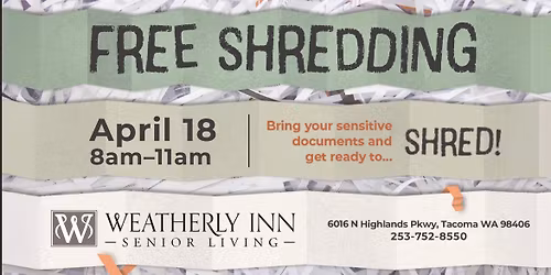 FREE Shredding Event