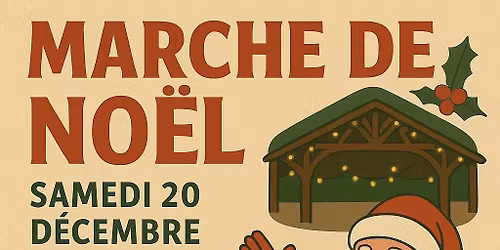 March\u00e9 de Noel et Feu d'Artifice