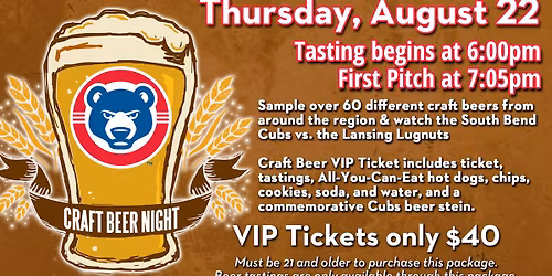 Lansing Lugnuts at South Bend Cubs at Four Winds Field at Coveleski Stadium