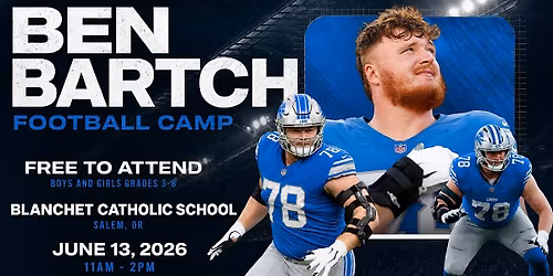 Ben Bartch Free Youth Football Camp