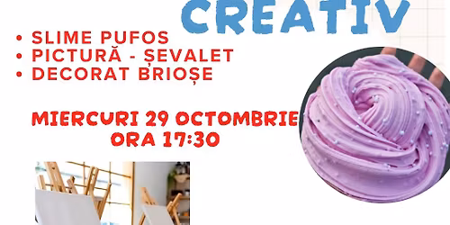 Atelier creativ pentru copii!