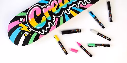 Decked Out: Skateboard Art with Acrylic Markers