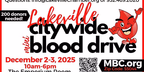 Lakeville Citywide Blood Drive