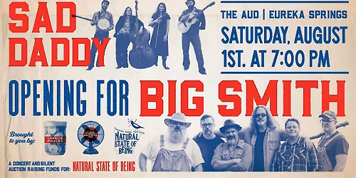 Natural State of Being Concert + Silent Auction - Big Smith and Sad Daddy