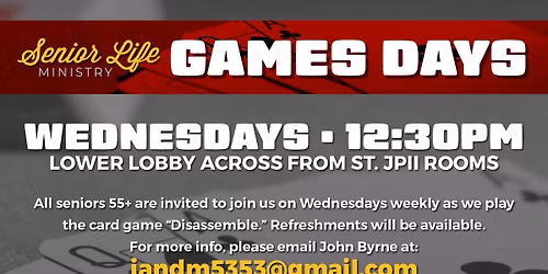 Senior Life Games Days