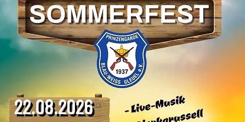 Sommerfest der Prinzengarde Gleuel