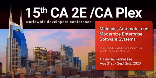 15th CA 2E\/CA Plex Worldwide Conference \u2013 Nashville, Tennessee