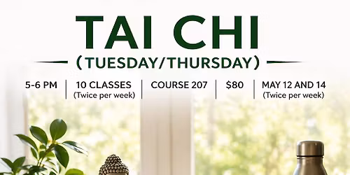 Tai Chi Class - Braintree Adult Education