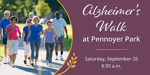 Alzheimer\u2019s Walk at Pennoyer Park